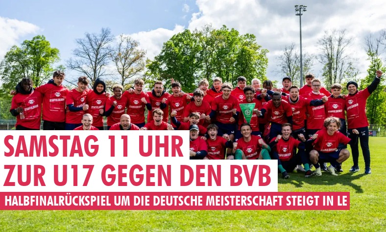 Unterstützt unsere U17 im Halbfinale gegen den BVB!